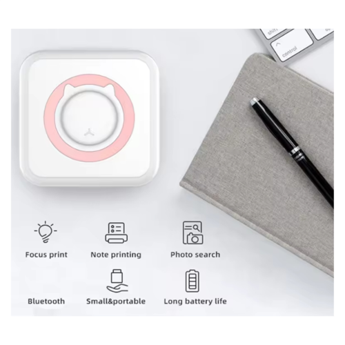 Portable Mini Thermal Printer with USB Cable 2