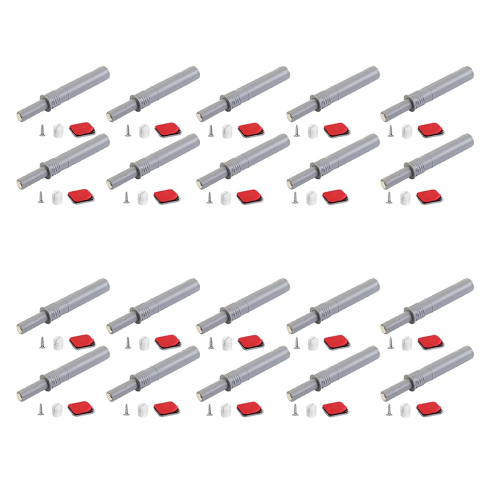 Push To Open Cabinet Hardware 10Pack Push Latch & Lock, Short 4712849794670