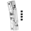 Acoplamentos cardan de junta universal dupla Rc com parafuso, 10x10 mm 3