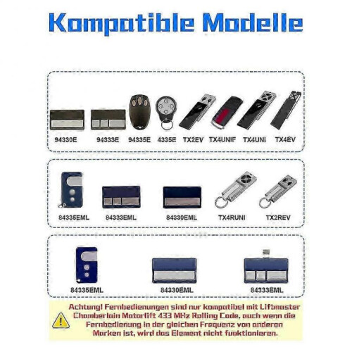 Chamberlain Garage Door Remote Control Transmitter 2
