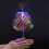 Rainbow Magic Stick Wand LED Bubble Flower Colorful Luminous Toy 3