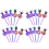 Rainbow Magic Stick Wand LED Bubble Flower Colorful Luminous Toy 1