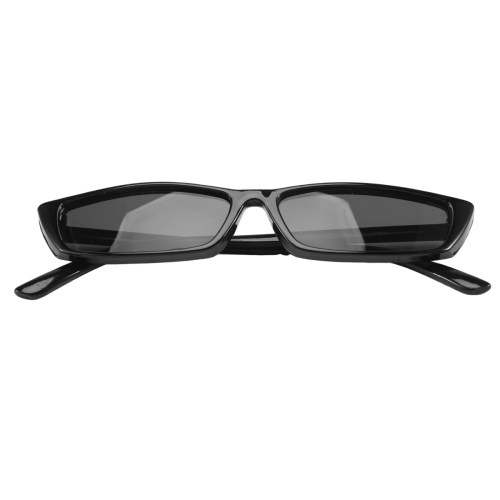 Rectangle Women Small Frame SunGlasses S17072 black frame black 1