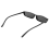 Rectangle Women Small Frame SunGlasses S17072 black frame black 3