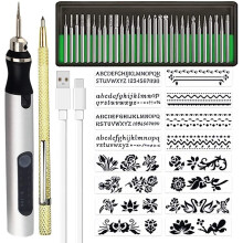 Mini caneta gravadora sem fio recarregável, kit de ferramentas de gravação faça você mesmo B