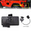 Suporte e luz para placa traseira para JK 2006-17 2
