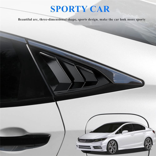 Rear Side Window Louvers for Sedan 2016-2021 2
