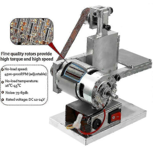 Multifunctional Grinder Mini Electric Belt Sander Diy Polishing Grinding Tool 2