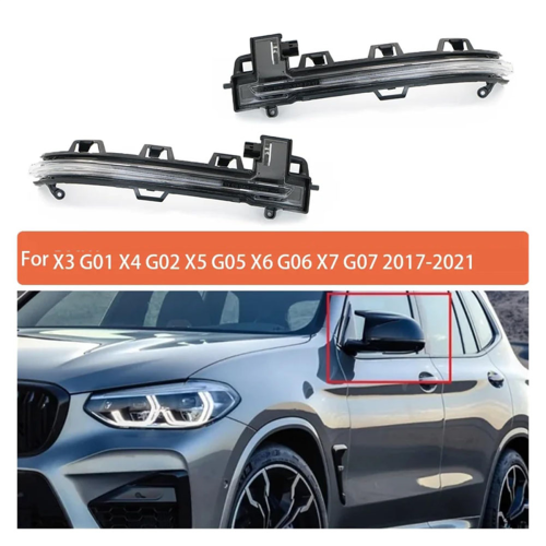 Espelho retrovisor Luz lateral Sinal de direção 1
