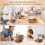 Rechargeable Leather CD Player with Speakers, Bluetooth Transmitter 5