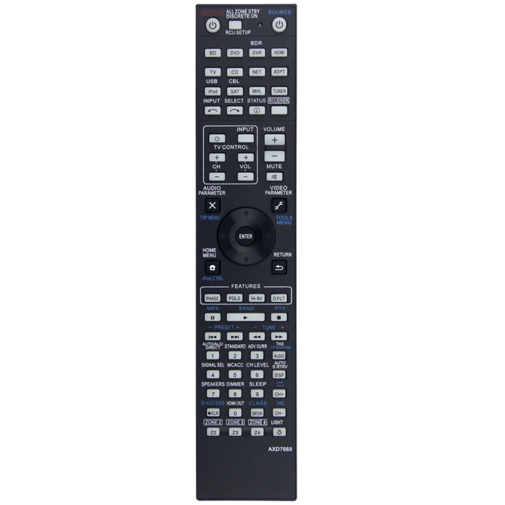 Replace Remote Control Axd7668 For Vsx-1123-K Axd7596 4712849702903