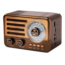 Retro Radio Mini FM/AM/SW Radio Receiver Vintage Bluetooth Speaker
