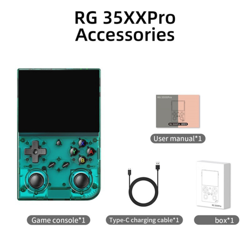 Console de videogame RG35XX PRO com tela IPS de 3,5 pol. Linux com mais de 5.000 jogos C 2