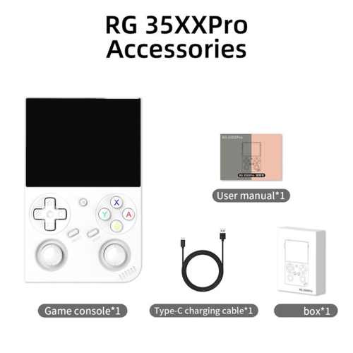 Console de videogame RG35XX PRO com tela IPS de 3,5 pol. Linux com mais de 5.000 jogos B 2