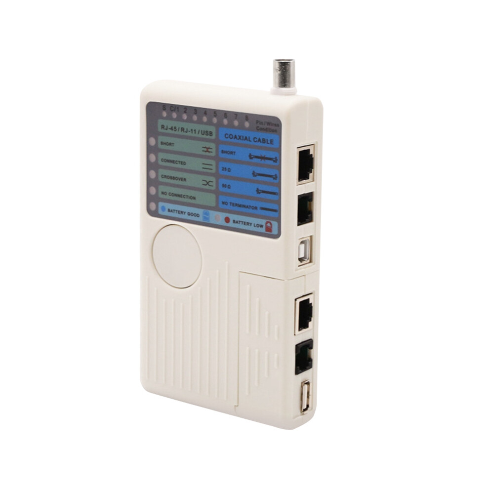 Rj11 Rj45 Usb Bnc Lan Network Cable Tester Remote Lan Cables Detector 4712849721171