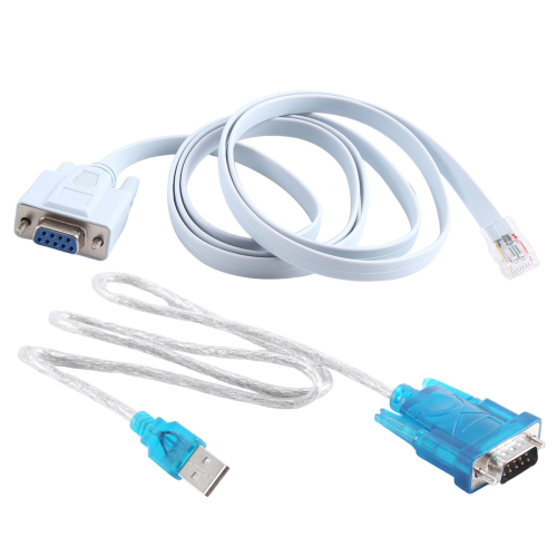 Καλώδιο δικτύου RJ45 και σειριακό καλώδιο: RJ45 προς DB9 και RS232 προς USB (2 σε 1) 1