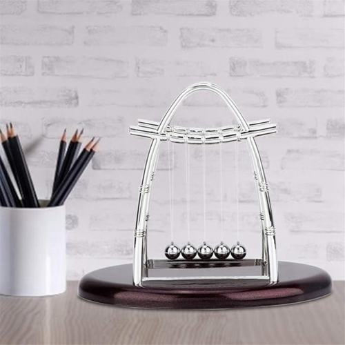 Berço, bolas de equilíbrio de pêndulo clássico, brinquedos de mesa de movimento 1