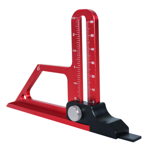 Router Table Height Gauge 0-60mm Adjustable Table Saw Depth Gauge