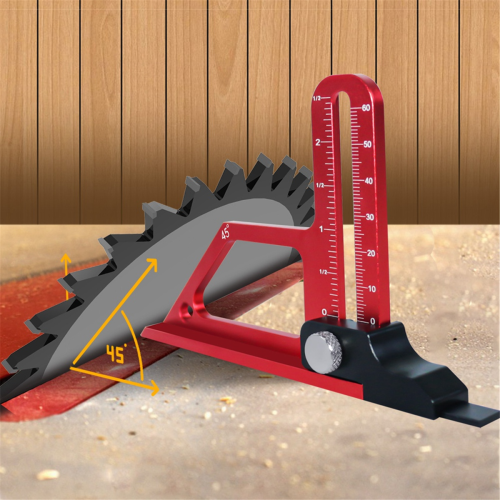 Router Table Height Gauge 0-60mm Adjustable Table Saw Depth Gauge 2