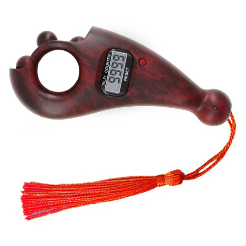 Rotating Prayer Beads With Led Digital Counter Portable Finger A 1