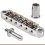 Silver Electric Roller Saddle Bridge Lp Electric Guitar Bridge 3