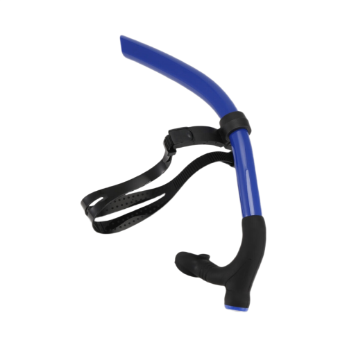 Silicone Swimming Front Breathing Tube Diving Training,Blue 2