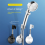 Shower Holder, 360 Adjustable Strong Paste Holder No Drilling Black 2