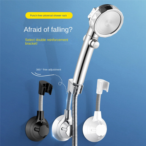 Shower Holder, 360 Adjustable Strong Paste Holder No Drilling Black 1