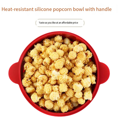 Silicone Microwave Popcorn Maker Foldable Popcorn Bowl 2