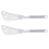 Spatula, 2 Pack Stainless Steel 12.5 Inch Kitchen Spatula with Handle 2