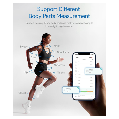 Smart Body Measuring Tape with APP, Bluetooth Body Tape Measure 2