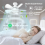 Socket Ceiling Fans with Lights and Remote 2