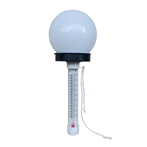 Termômetro solar para piscina com luz LED colorida para lago de piscina
