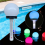 Termômetro solar para piscina com luz LED colorida para lago de piscina 2