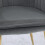 Living And Home Set of 2 Modern Velvet Upholstered Dining Chairs 5