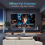 Smart Projector: 4K 1080P Ultra HD Auto Focus Android EU Plug 2