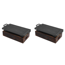 Smokeless Portable BBQ Grill Korean Japanese Charcoal BBQ Oven A
