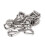 Stainless Steel 2mm Wire Rope Cable Thimbles Silver Tone 20 Pcs 2