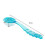 Long Handle Blue Back Wash Brush & Massager for Shower Tub 3