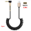 Extensão USB C espiralada de mola para 90 graus de 3,5 mm 2