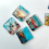 Material para broches quadrados faça você mesmo 50x50mm 2