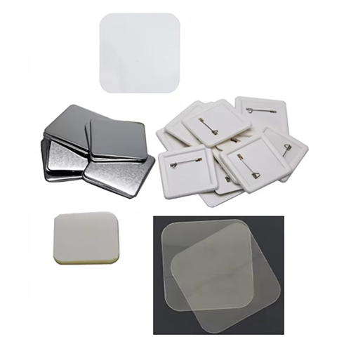 Material para broches quadrados faça você mesmo 50x50mm 2