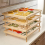 Stackable Food Dryer with Net Wooden Pasta Herb Drying Racks 4
