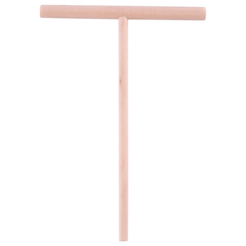 T Shape Crepe Maker Pancake Batter Wooden Spreader Stick DIY Use 1pc