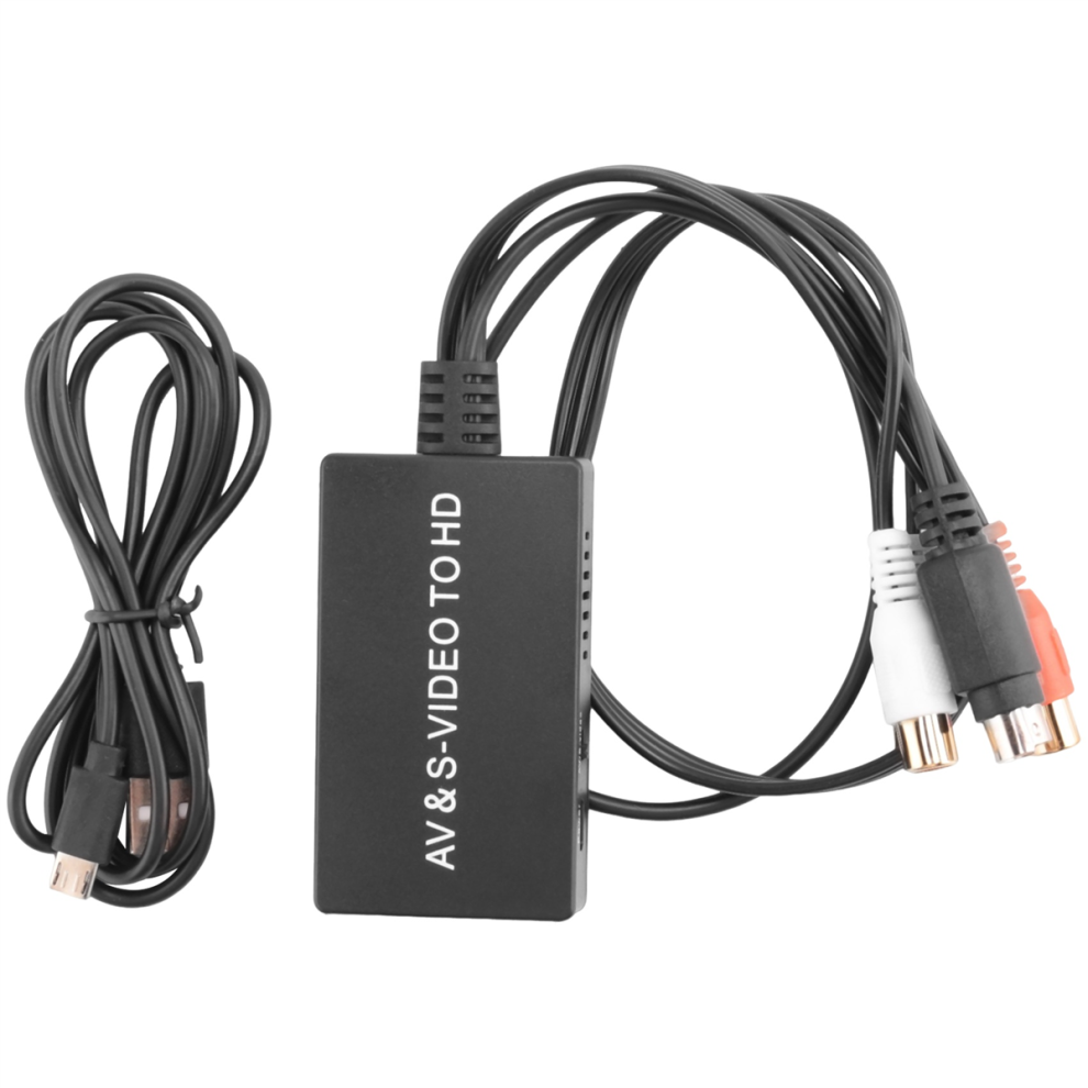 S-Video And 3Rca Cvbs Composite To Audio Video Converter Support 720P 4712849745559