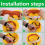 Sweat Band Liner Reusable Hard Hat Helmet Sweat Pads 6PCS 4