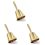 Super Loud Hand Barking Bell, Solid Brass Dinner Bell Gold 1