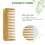 Thick Solid Comb Wide Tooth Comb Portable Styling Massage Hair Comb 2