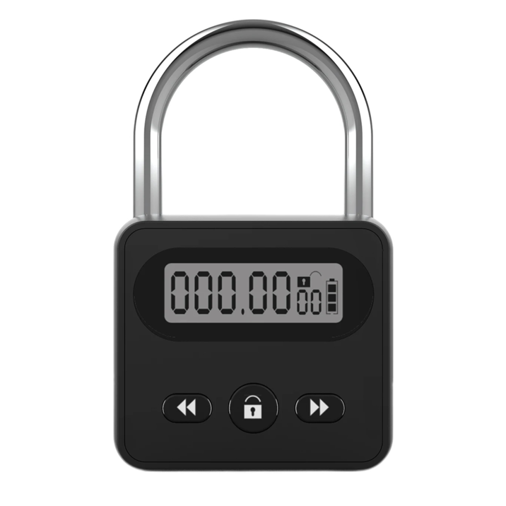 Timer Padlock Lcd Display Backlight 999 Hours Max Timing A 4712849750201