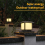 Timed LED Solar Pillar Light Waterproof Solar Lights 4